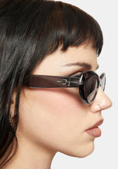 Sabre Dagger Oval Sunglasses